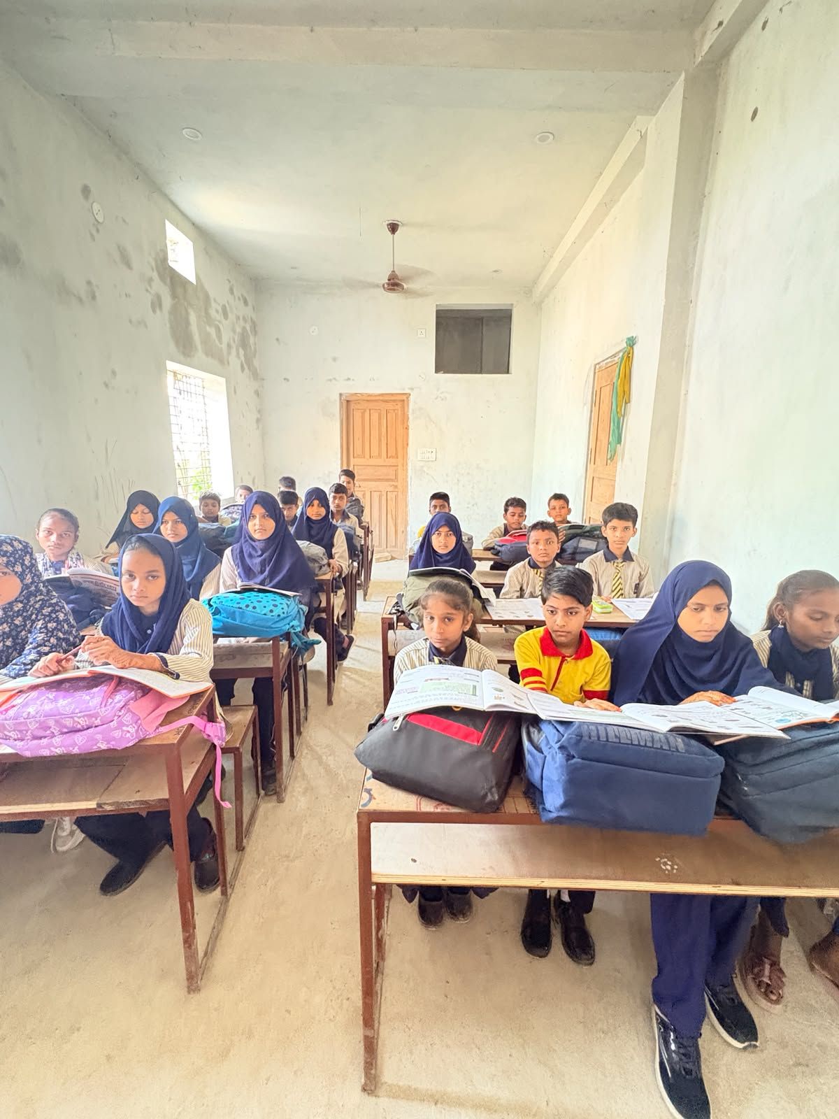 Students reading and studying together